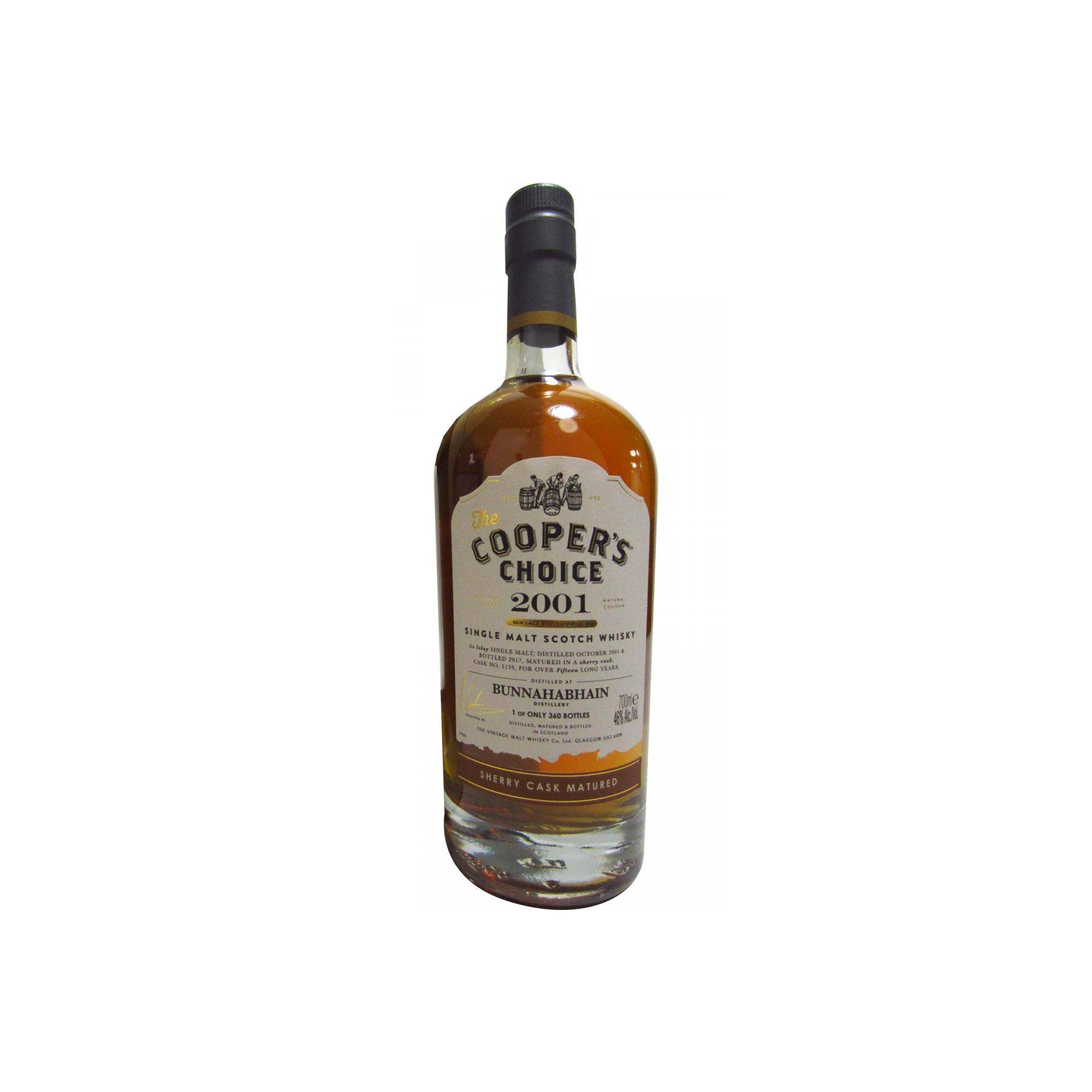 Bunnahabhain The Cooper's Choice 2001 15 Years Single Malt Whisky