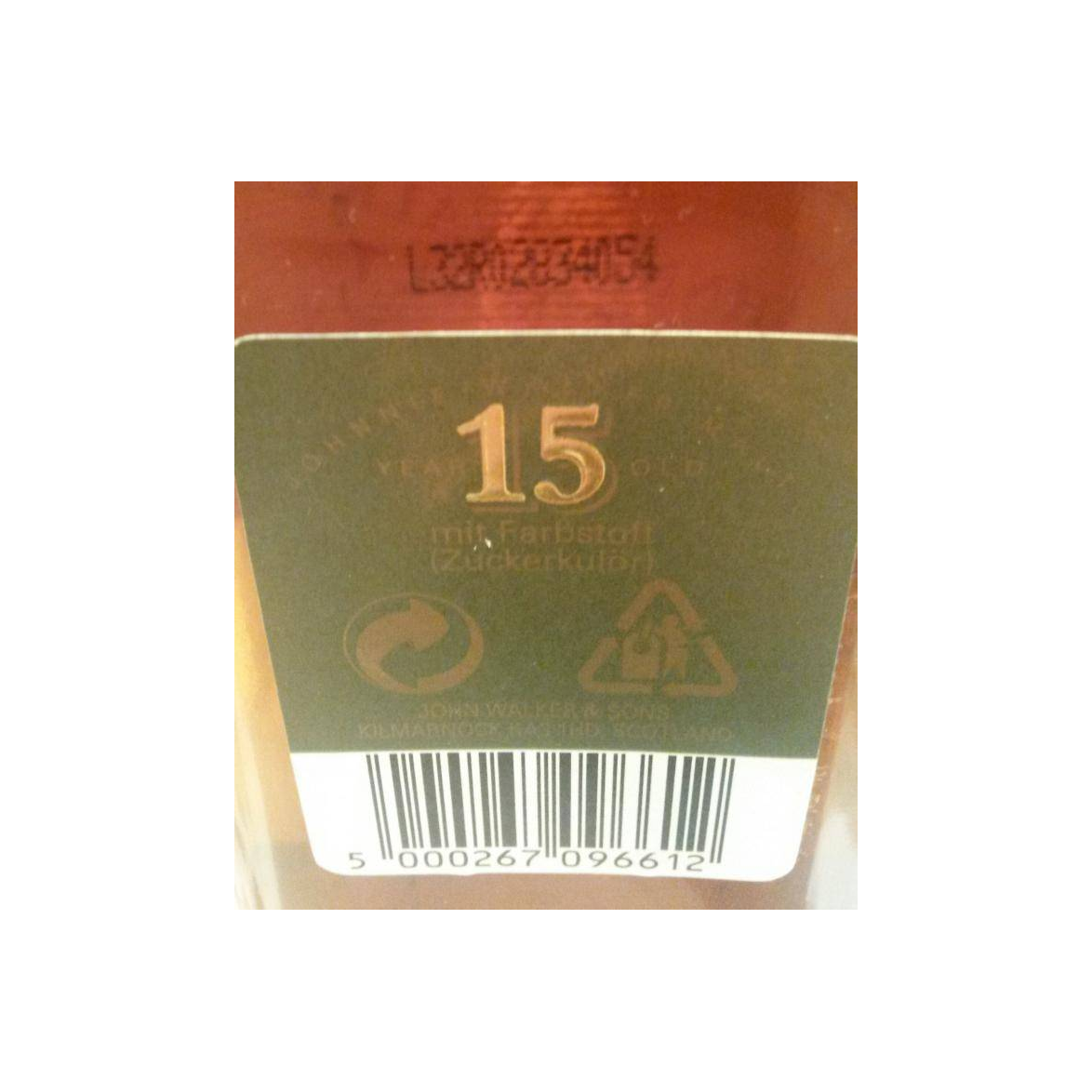 Johnnie Walker 15 Years Blended Malt Whisky