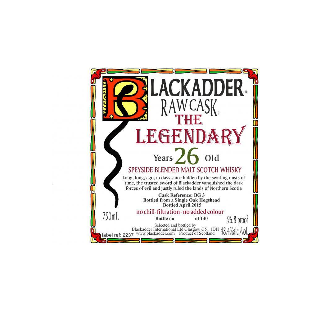 Blackadder Raw Cask 26 Years Blended Malt Whisky