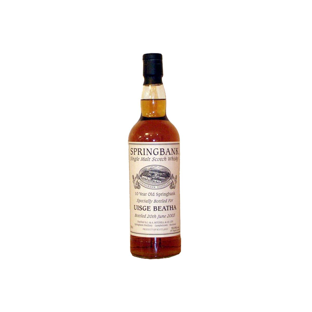 Springbank Private Bottling 10 Years Single Malt Whisky