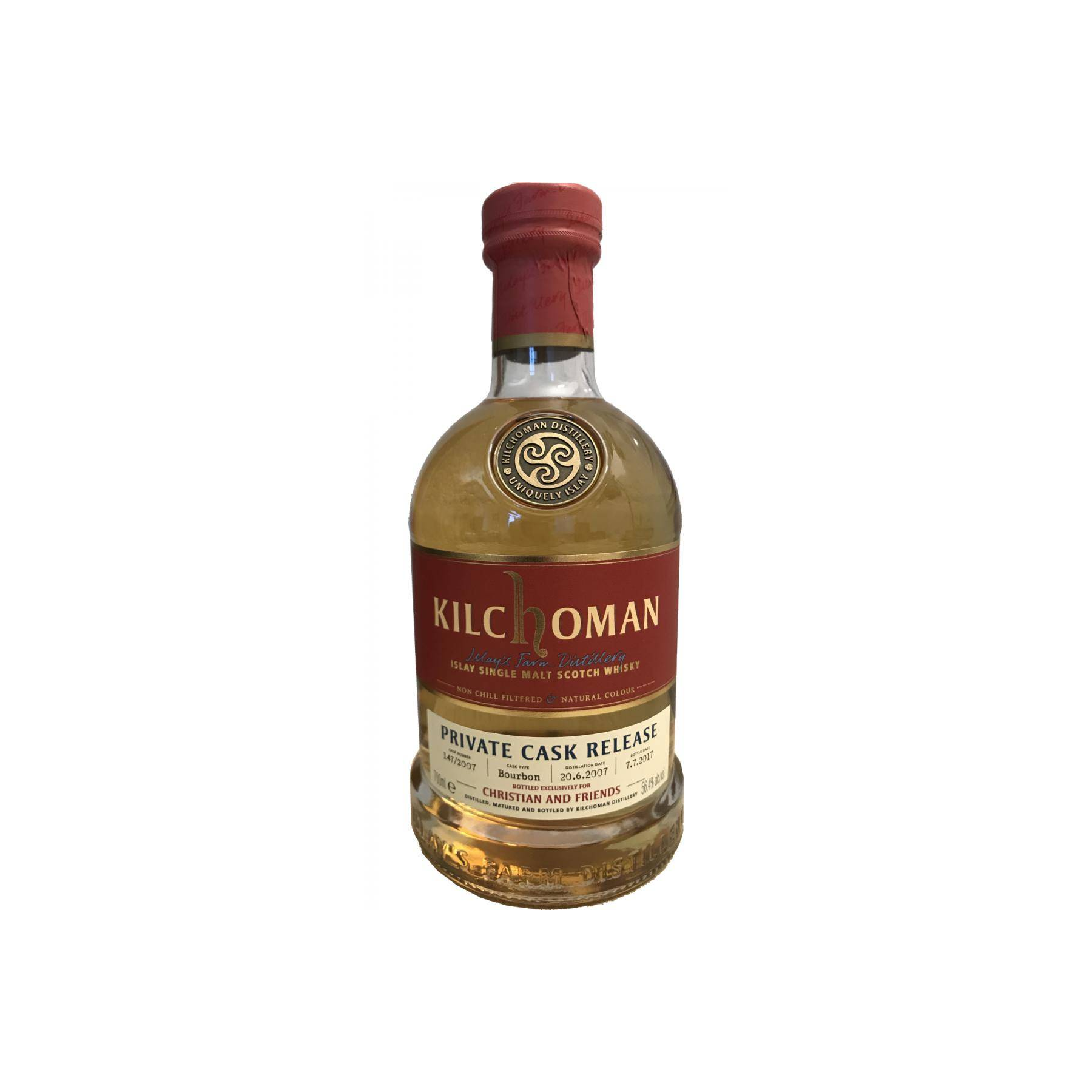 Kilchoman 2007 10 Years Single Malt Whisky