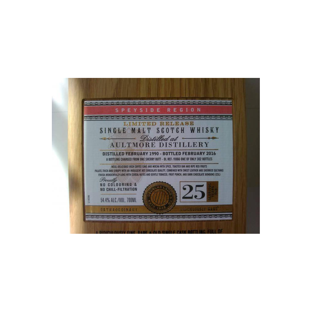 Aultmore 1990 25 Years Single Malt Whisky 3
