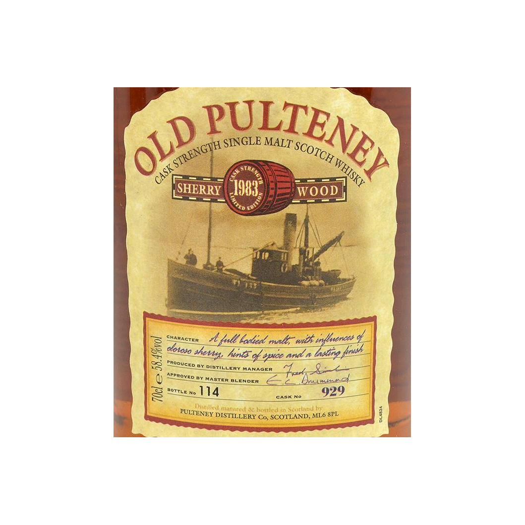 Old Pulteney Limited Edition 1983 20 Years Single Malt Whisky 3