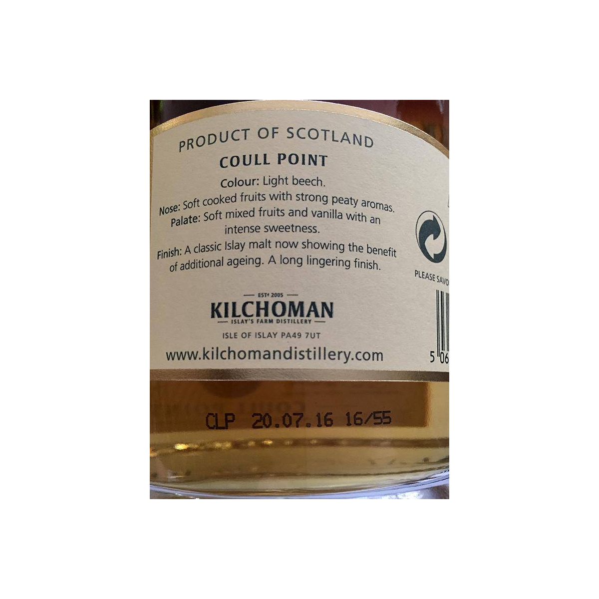 Kilchoman Single Malt Whisky