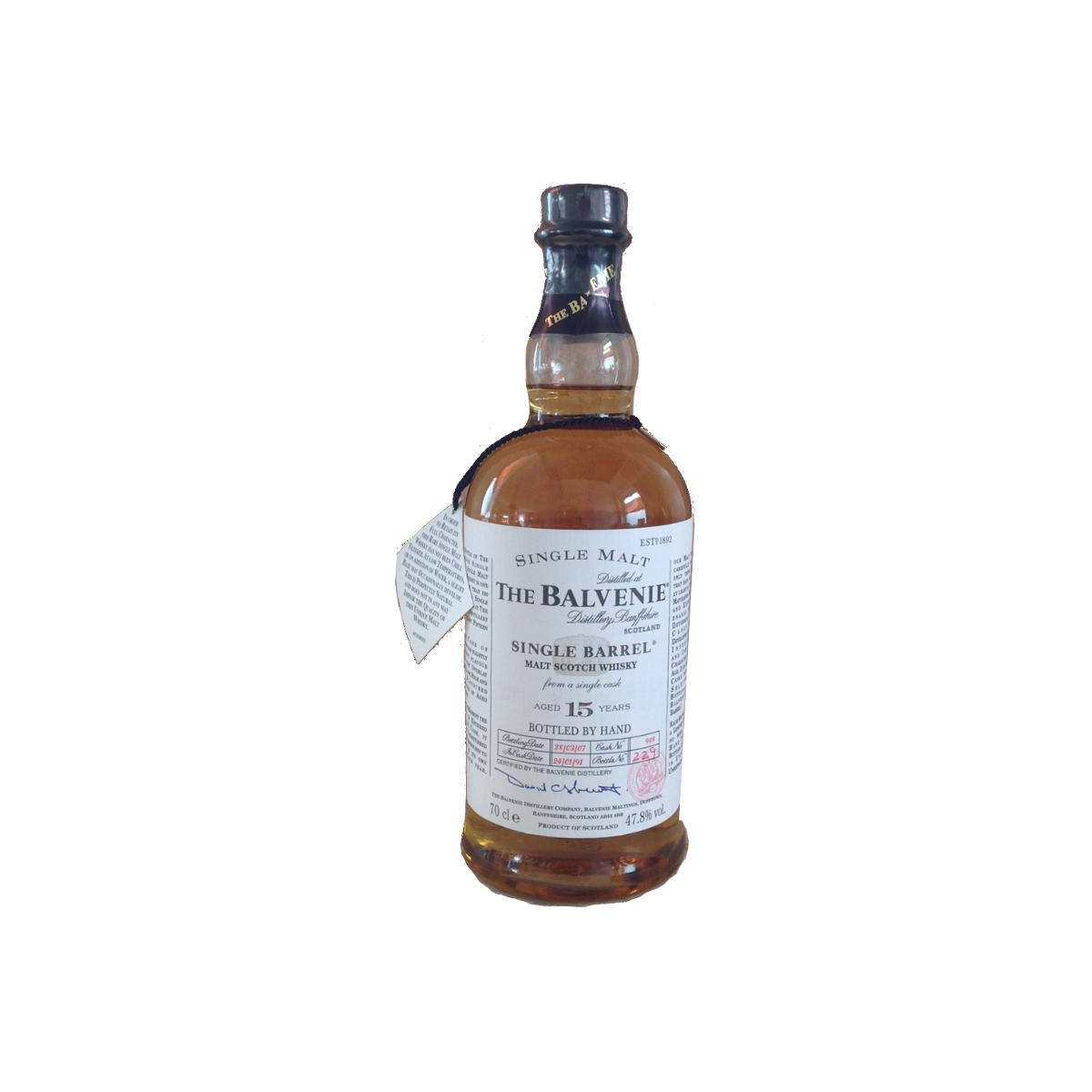 The Balvenie Single Cask 1991 15 Years Single Malt Whisky