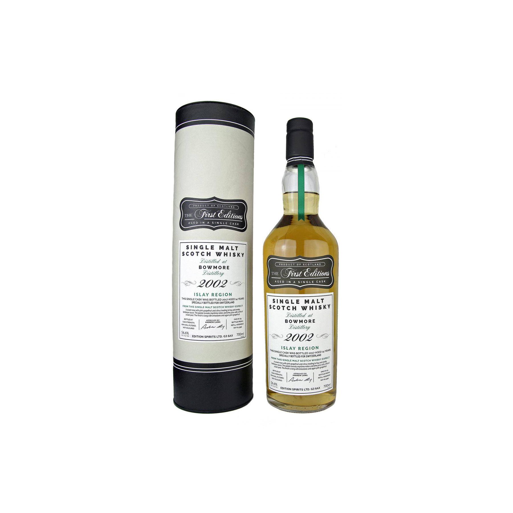 Bowmore The First Editions 2002 14 Years Single Malt Whisky 3