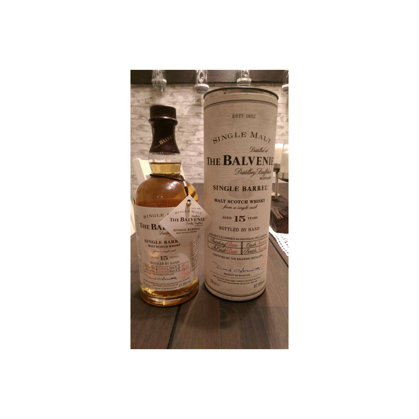 The Balvenie Single Cask 1988 15 Years Single Malt Whisky