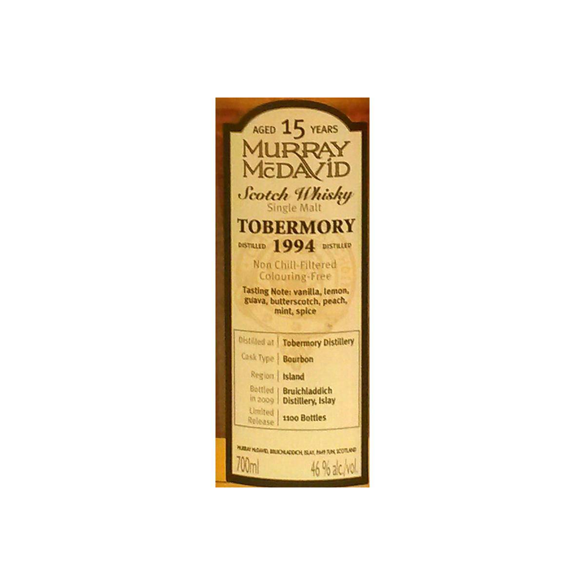 Tobermory 1994 15 Years Single Malt Whisky