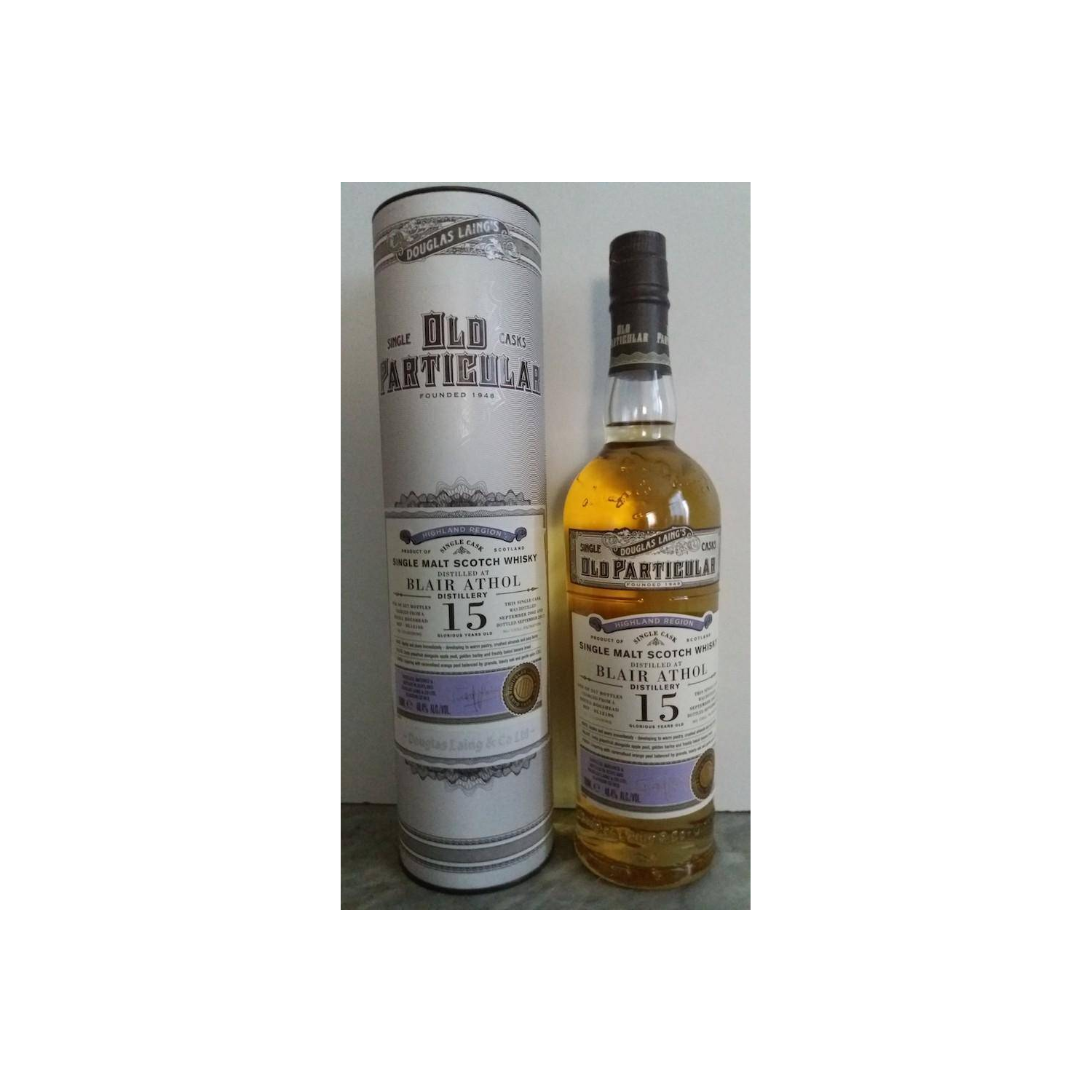 Blair Athol Old Particular 2002 15 Years Single Malt Whisky 2