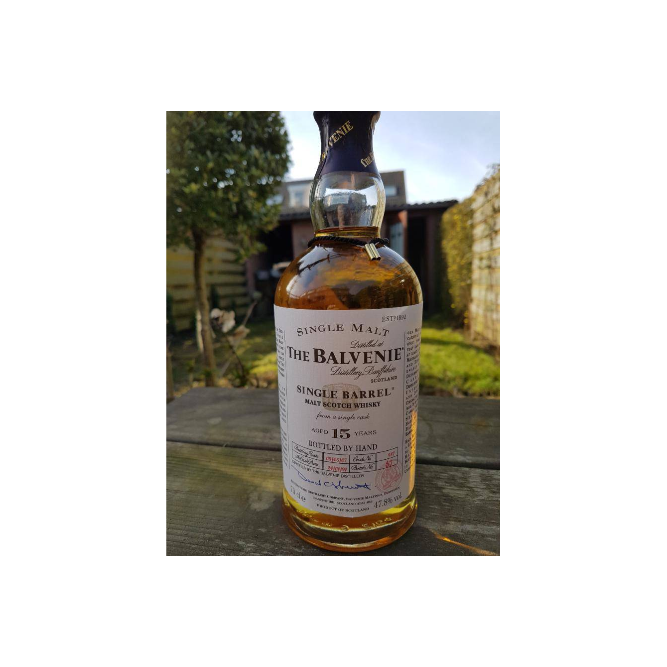 The Balvenie Single Cask 1991 15 Years Single Malt Whisky 2