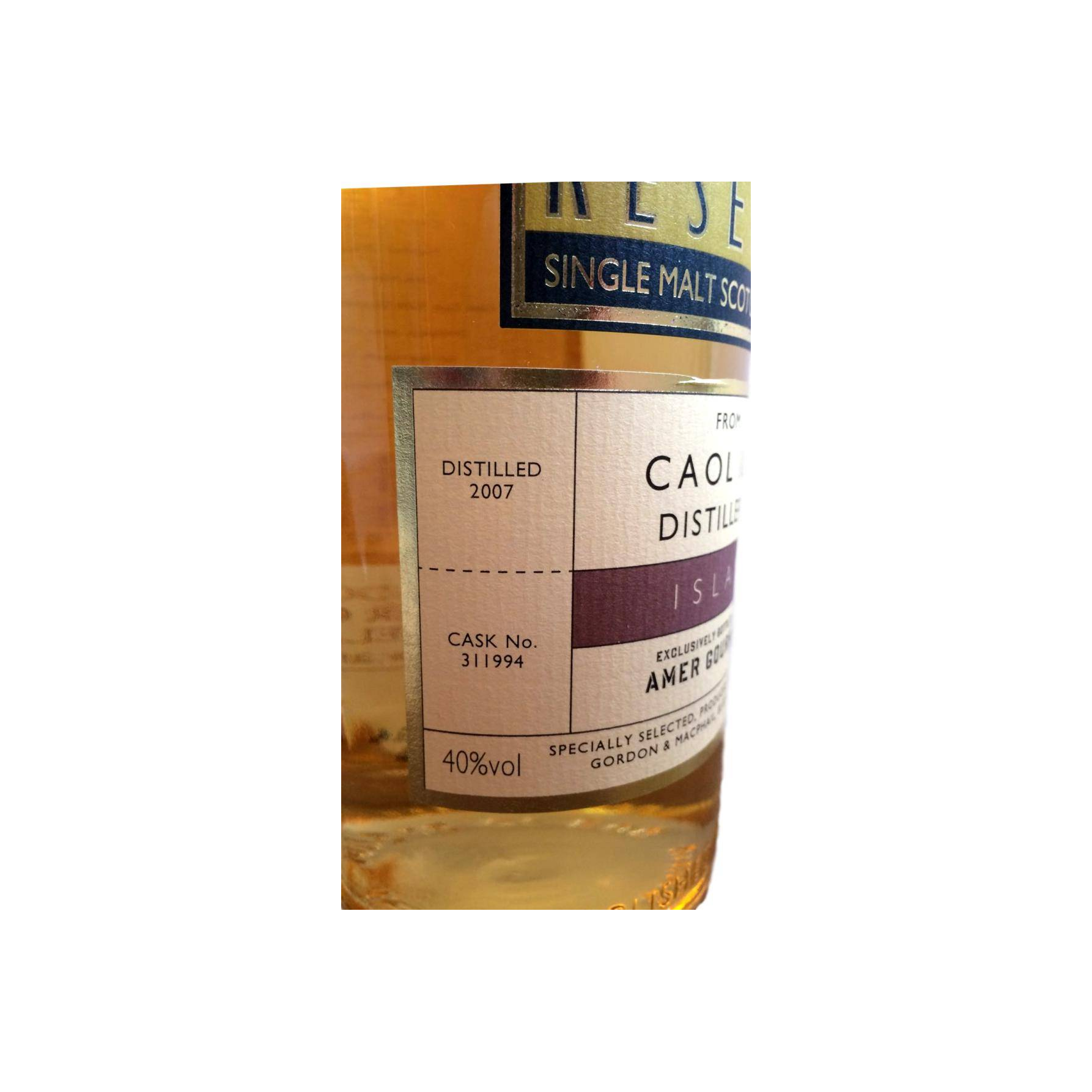 Caol Ila Reserve 2007 9 Years Single Malt Whisky 3