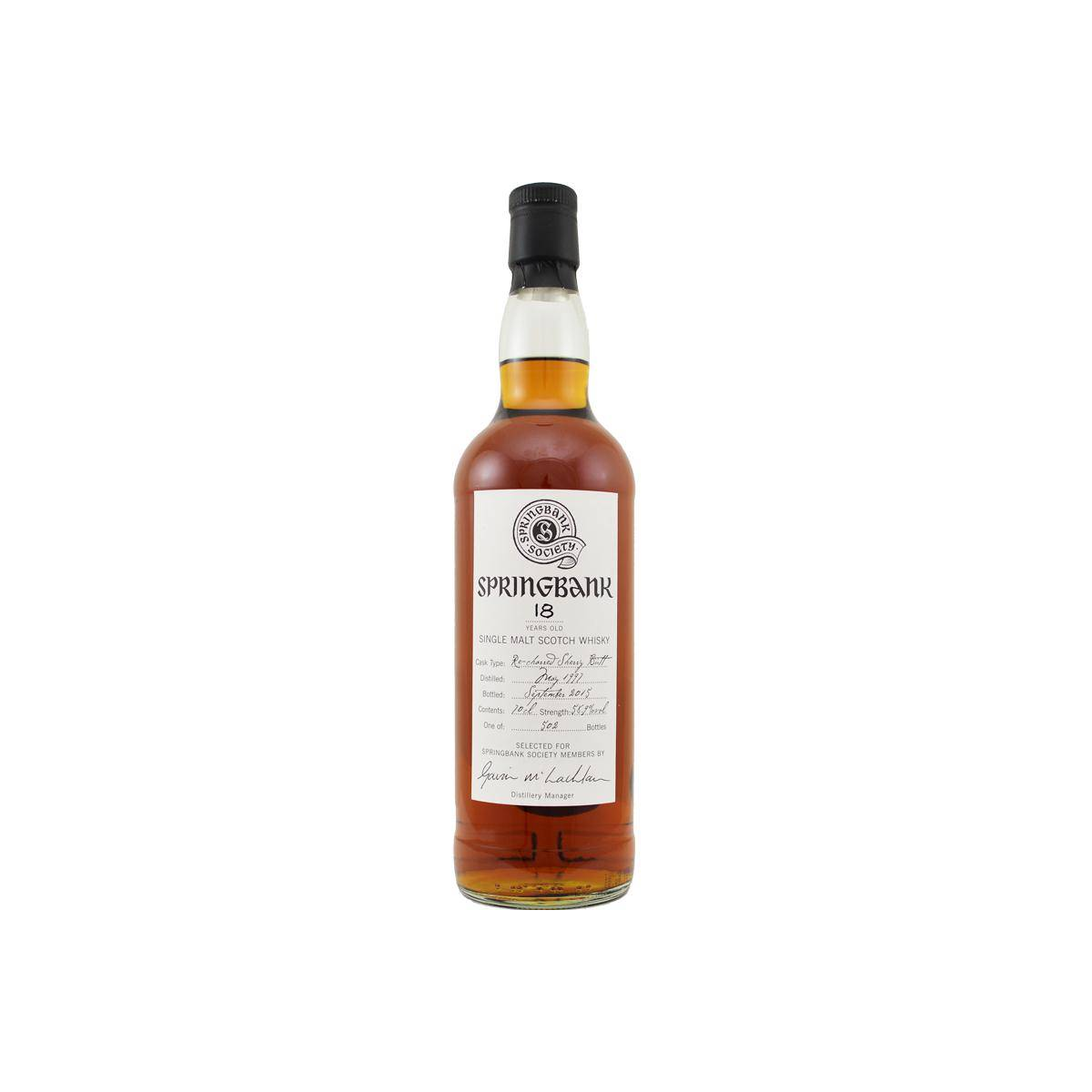 Springbank 1997 18 Years Single Malt Whisky