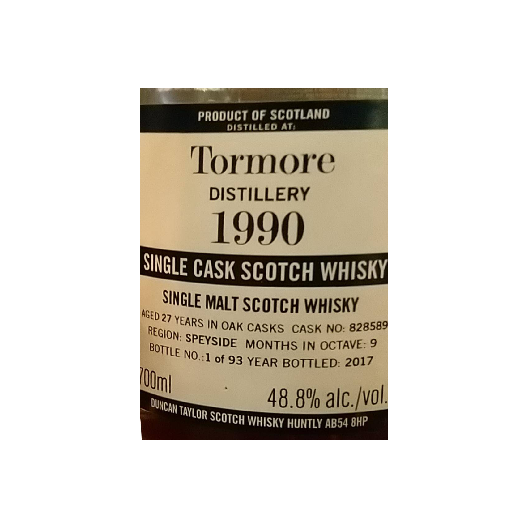 Tormore The Octave 1990 27 Years Single Malt Whisky 2