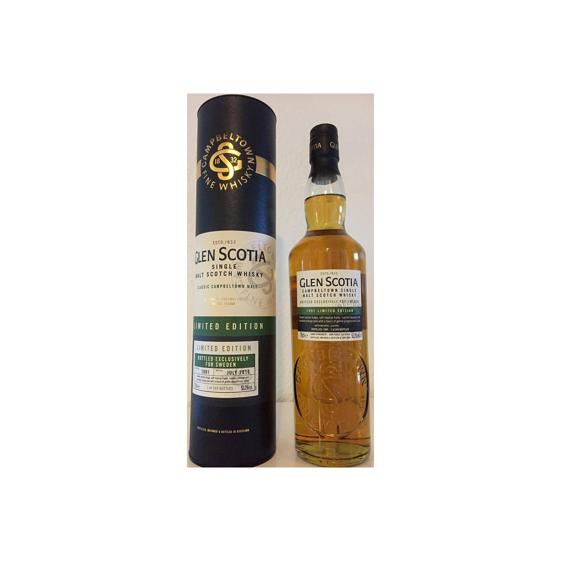 Glen Scotia Limited Edition 1991 25 Years Single Malt Whisky 2