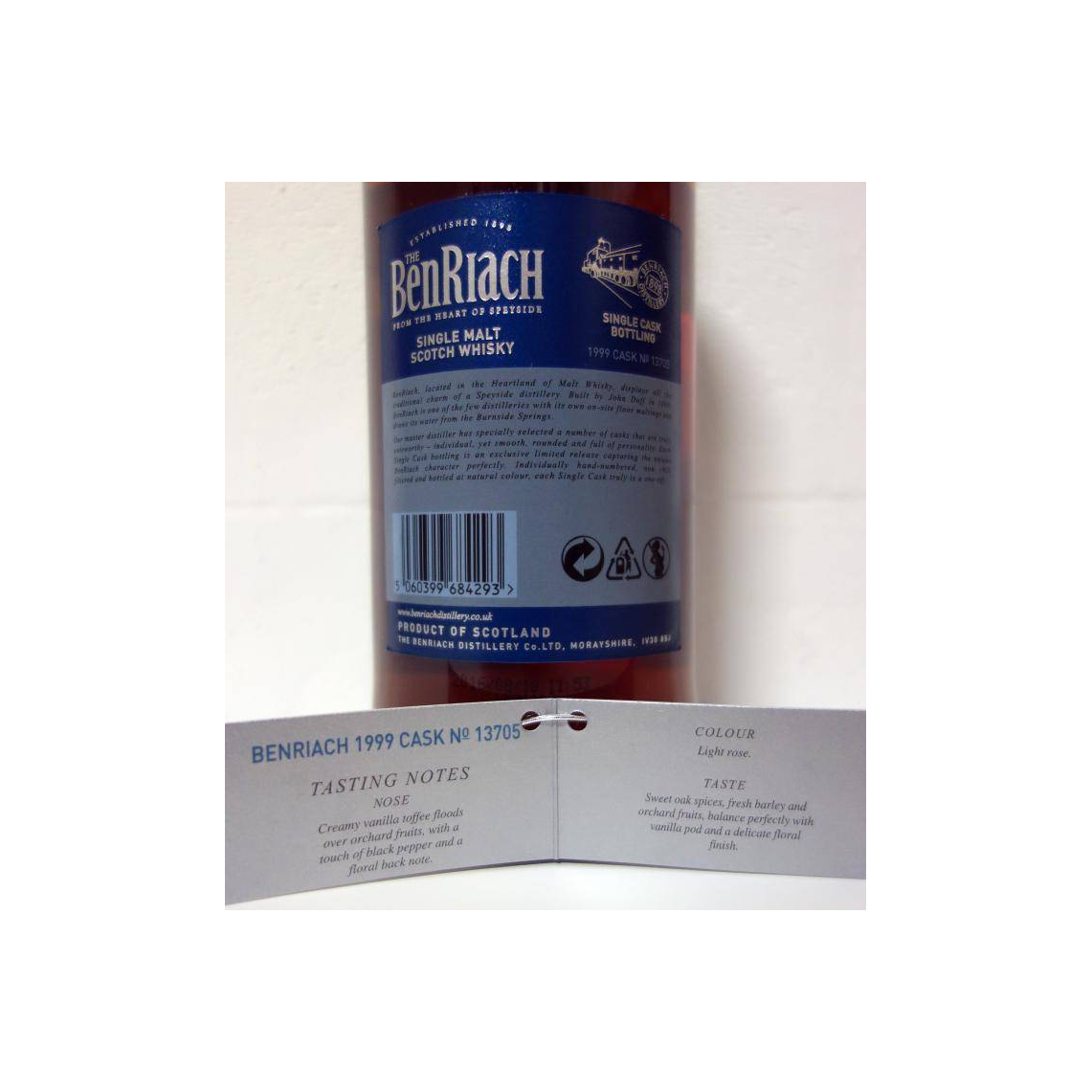 BenRiach Individual Cask Bottling 1999 17 Years Single Malt Whisky 3