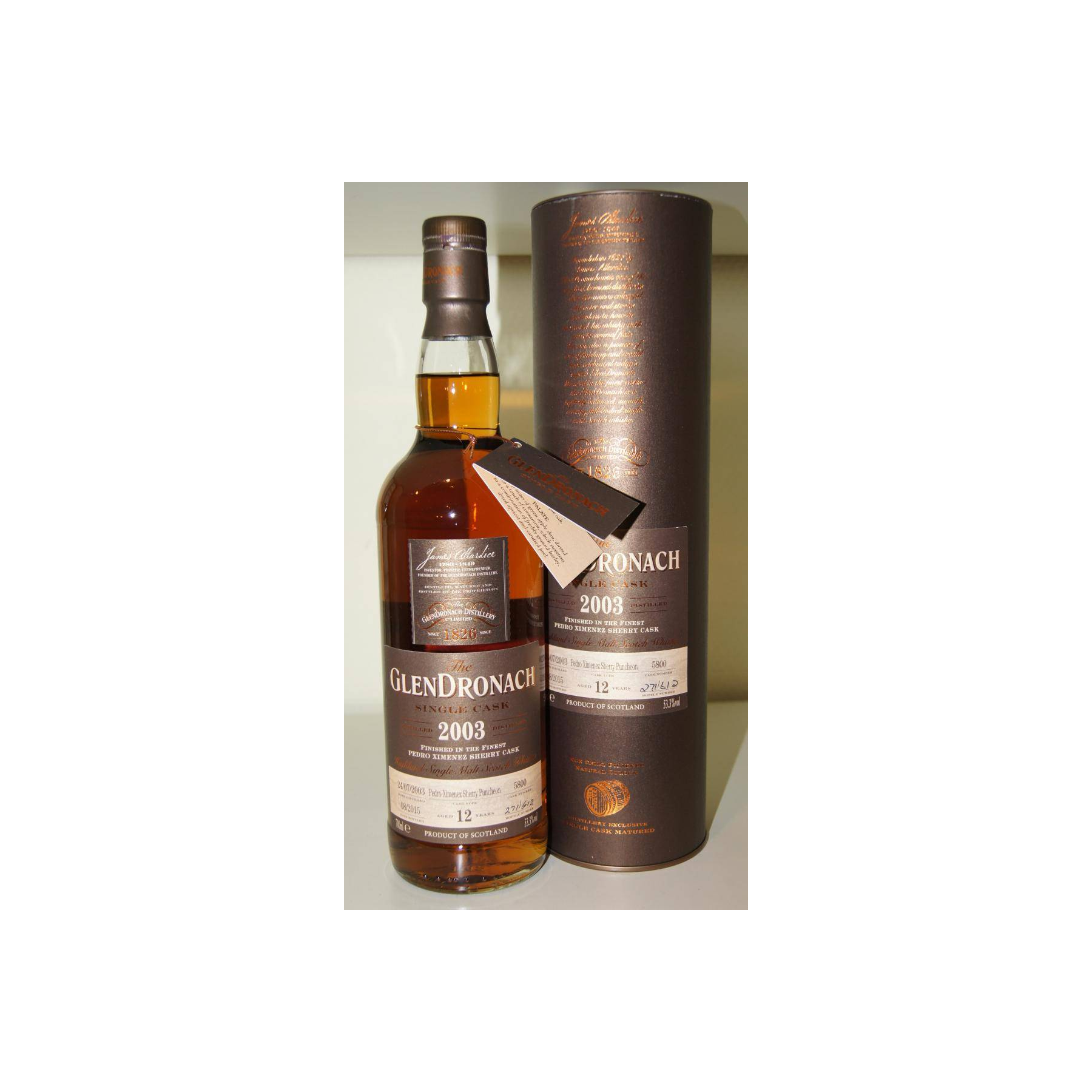 GlenDronach Single Cask 2003 12 Years Single Malt Whisky 3