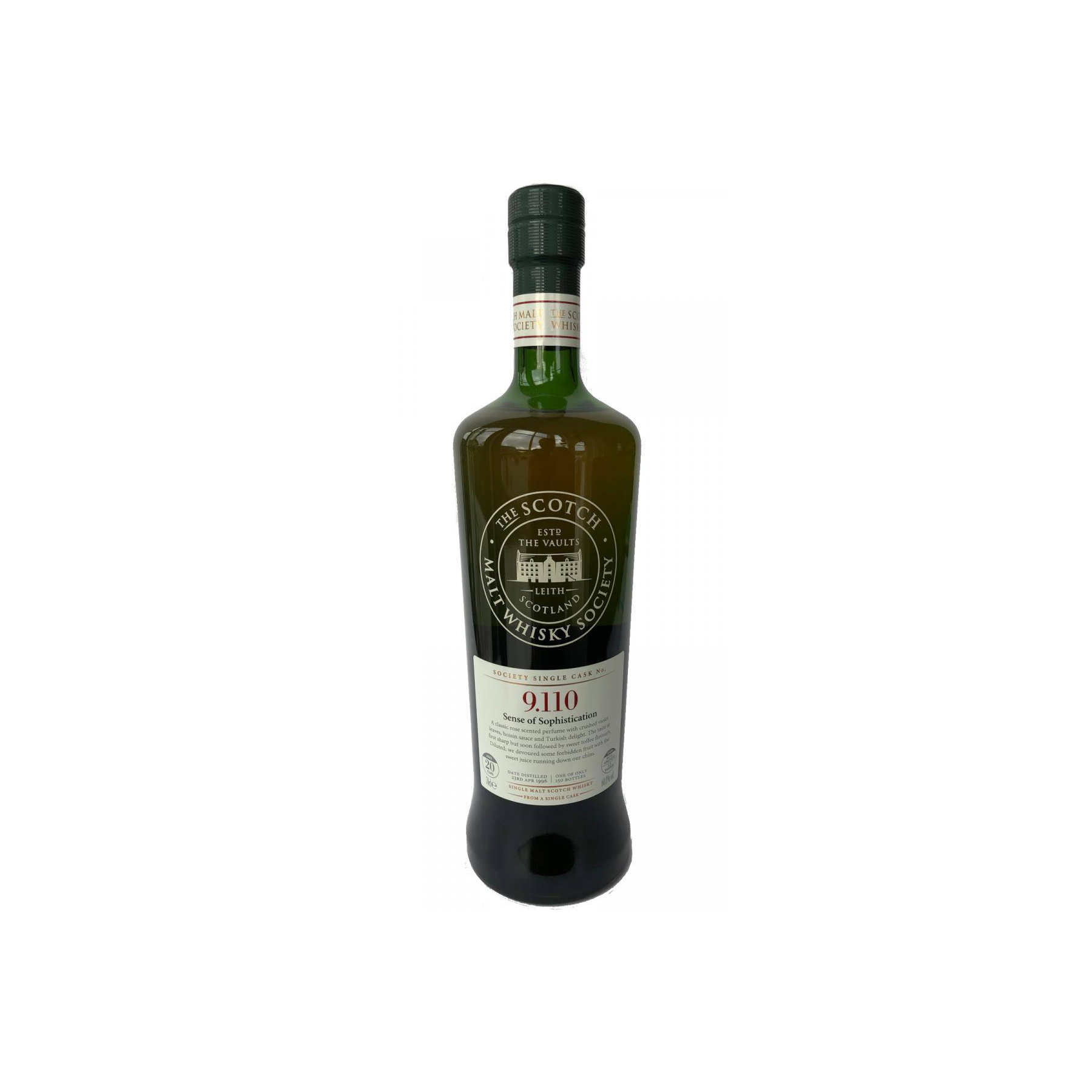 The Scotch Malt Whisky Society 1996 20 Years Single Malt Whisky