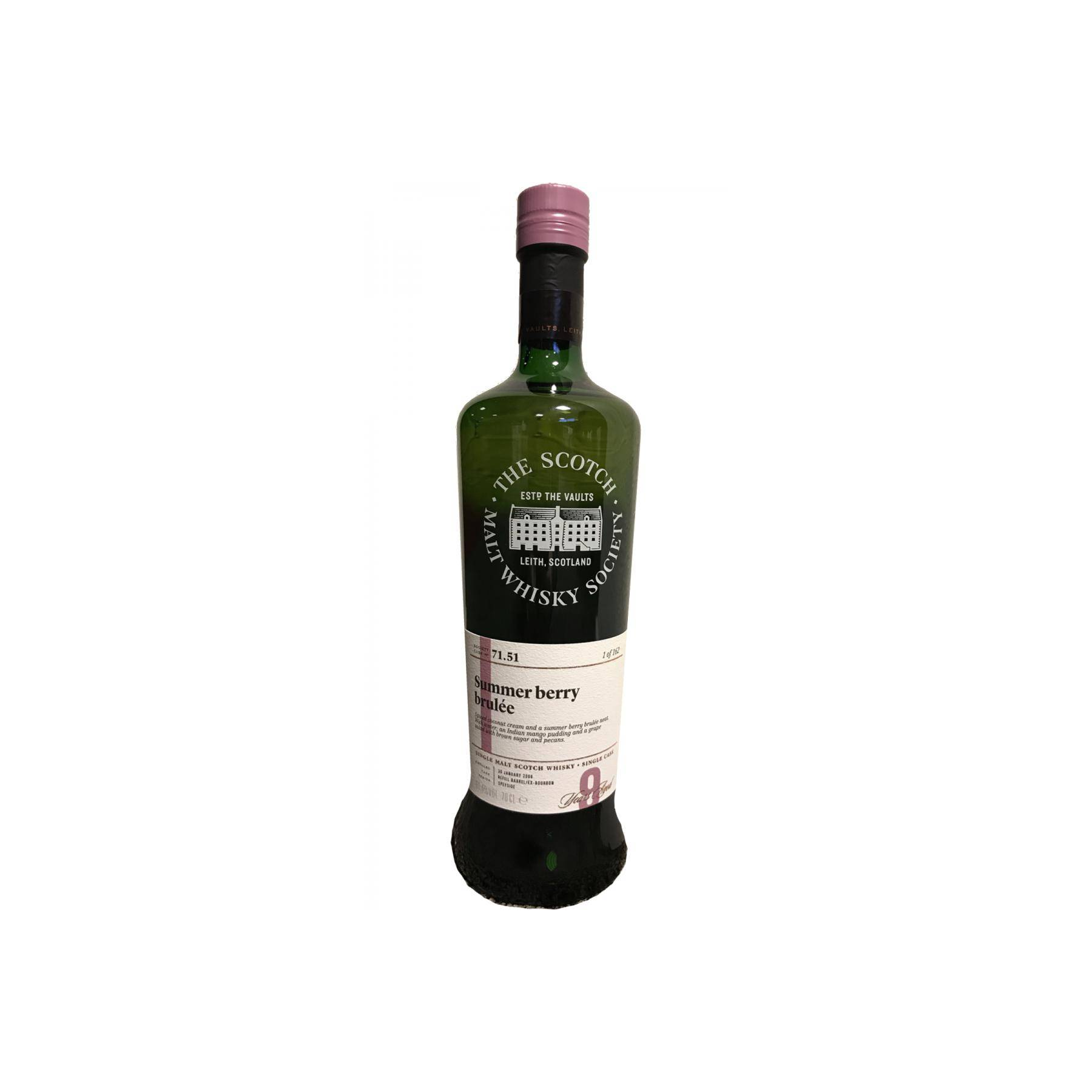 The Scotch Malt Whisky Society 2008 9 Years Single Malt Whisky