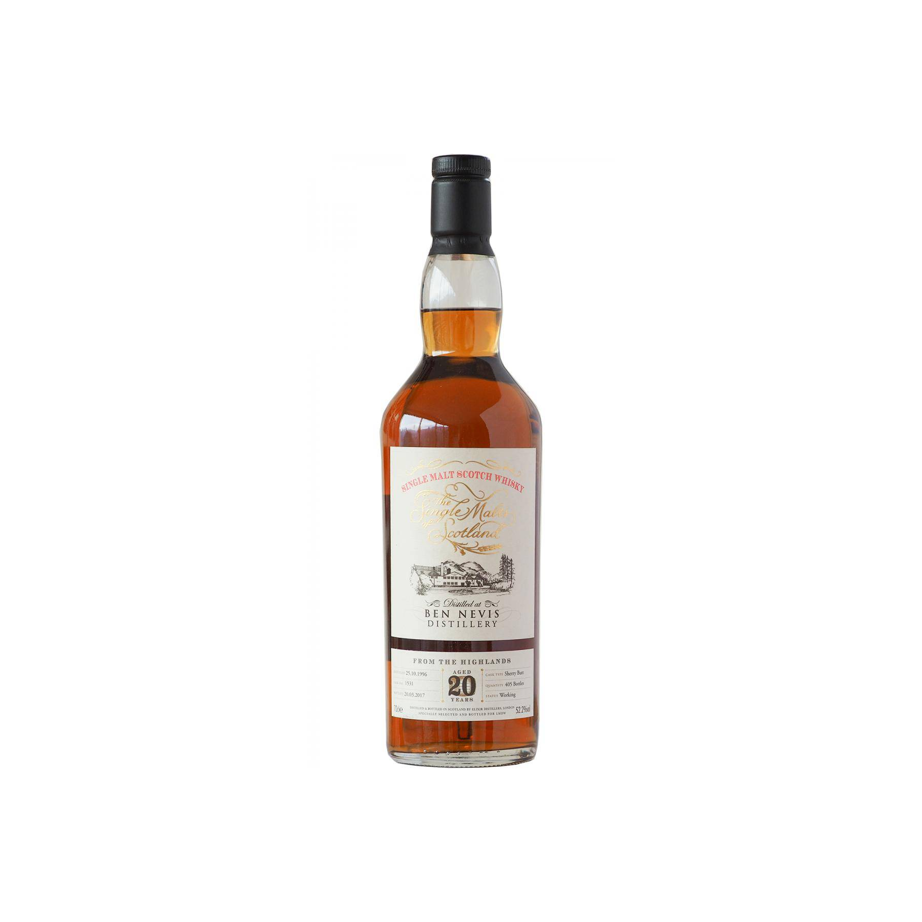 Ben Nevis The Single Malts of Scotland 1996 20 Years Single Malt Whisky