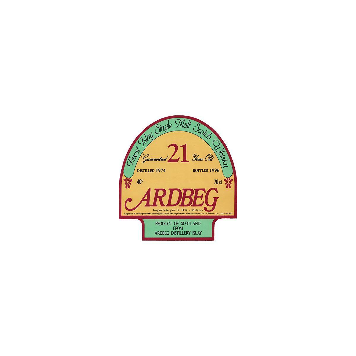 Ardbeg 1974 21 Years Single Malt Whisky 2