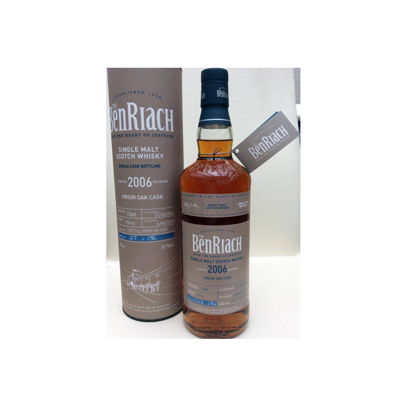 BenRiach 2006 10 Years Single Malt Whisky 3