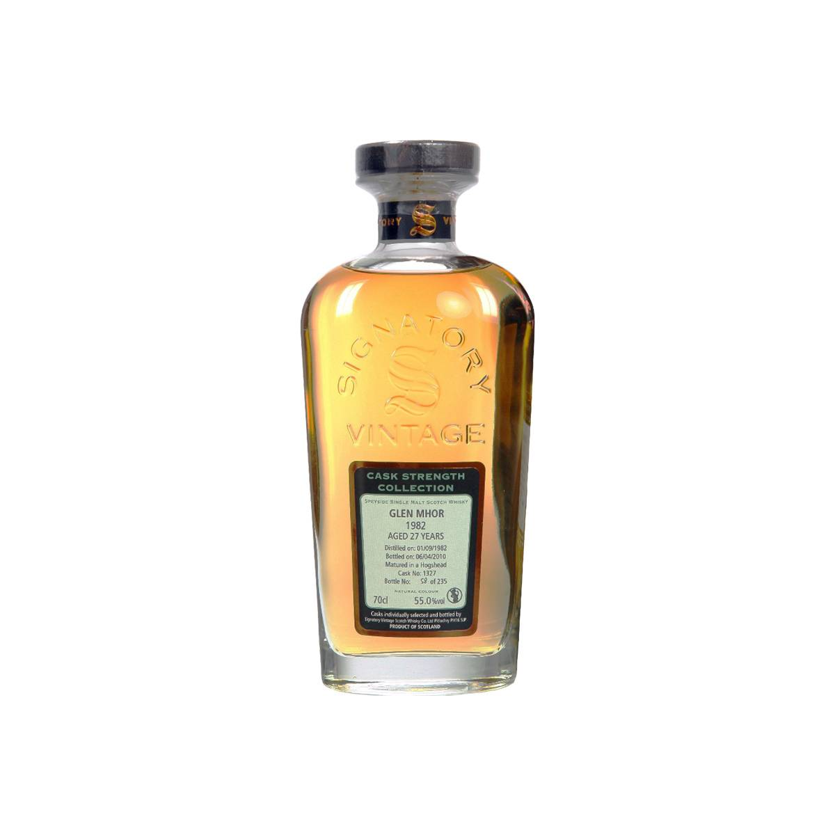 Glen Mhor Cask Strength Collection 1982 27 Years Single Malt Whisky