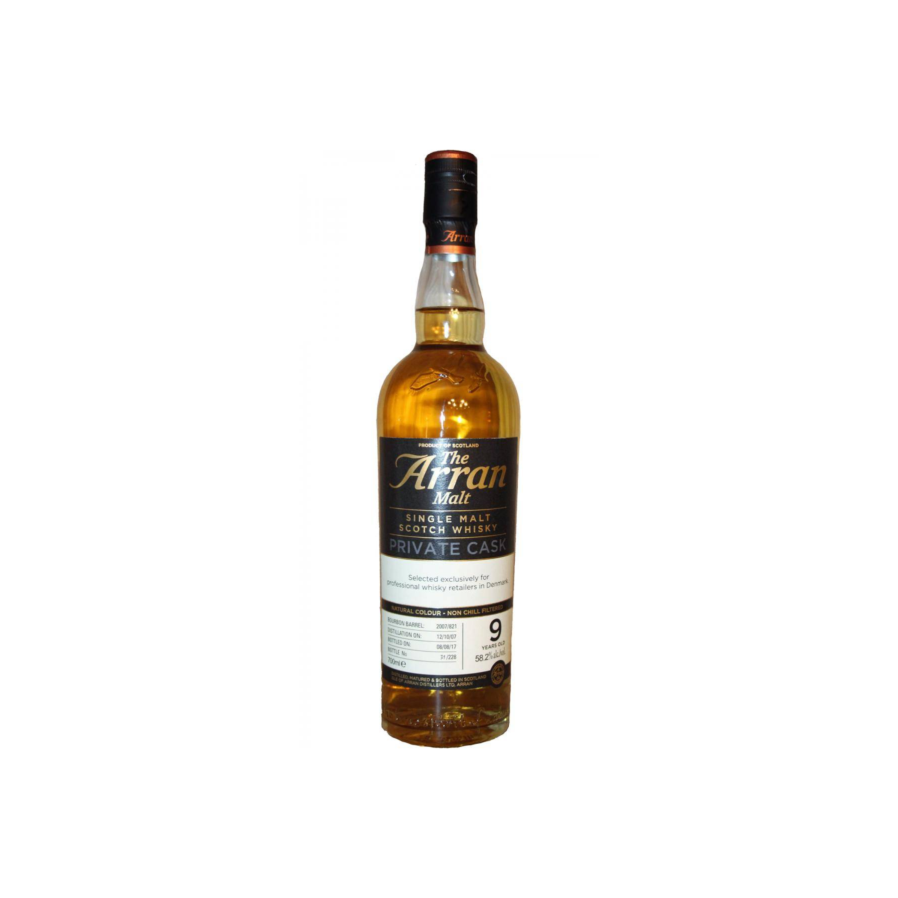 Arran Private Cask 2007 9 Years Single Malt Whisky