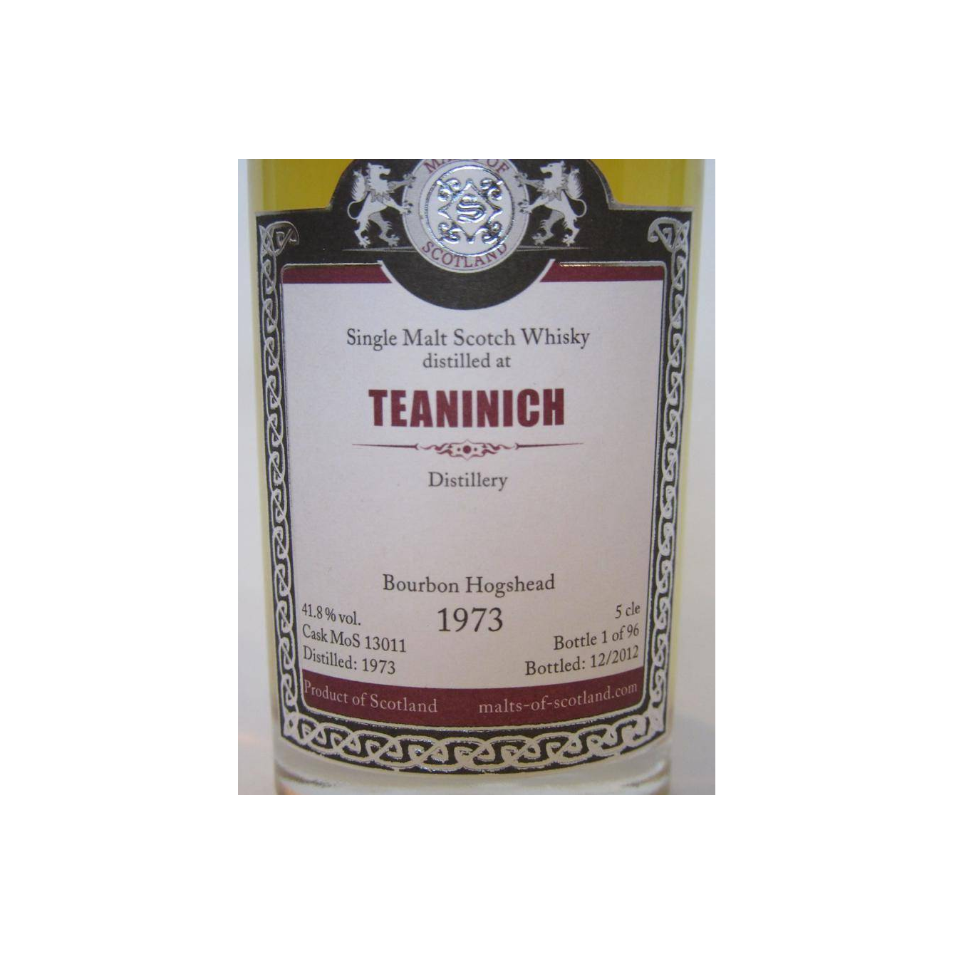 Teaninich 1973 39 Years Single Malt Whisky 3