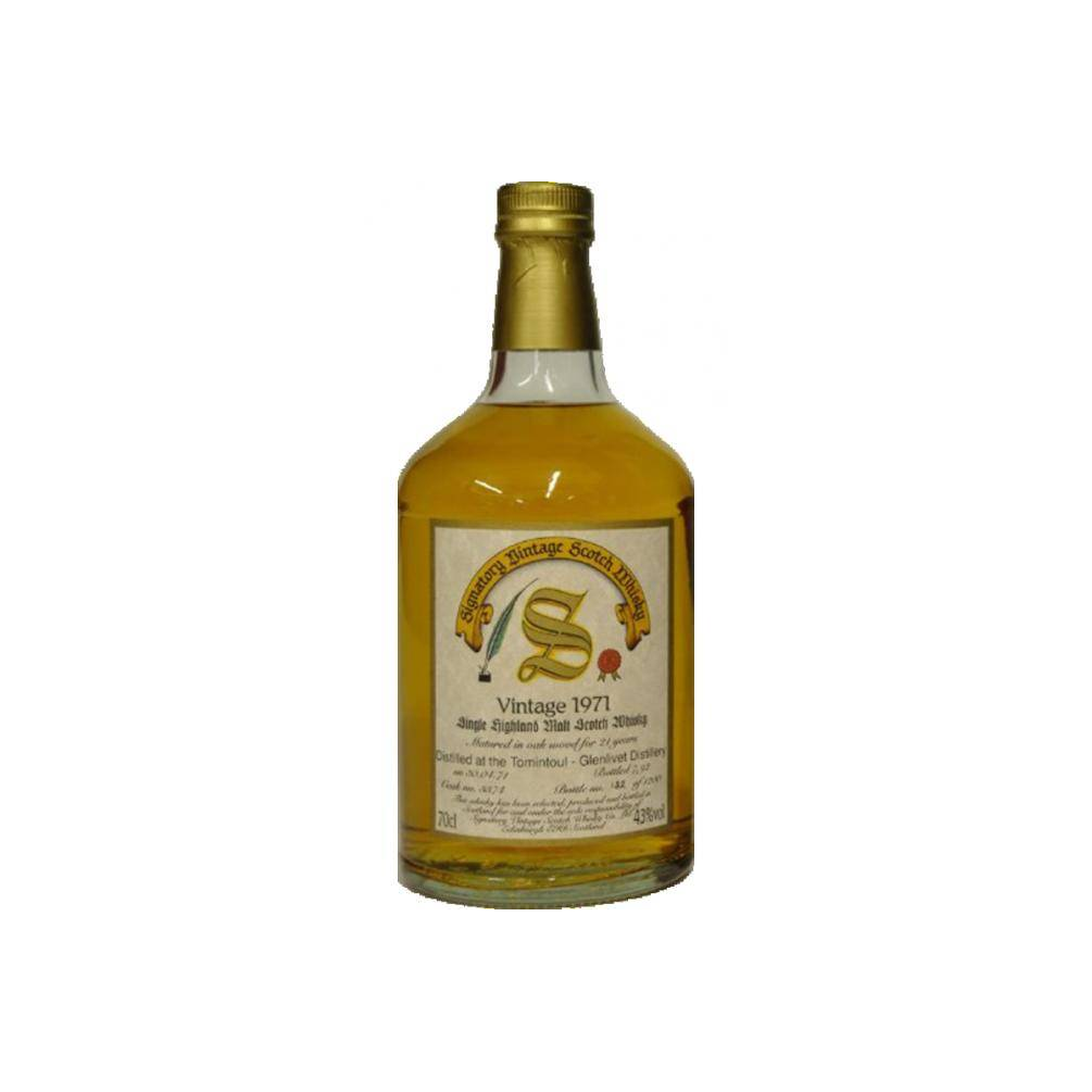 Tomintoul Vintage Collection - Dumpy 1971 21 Years Single Malt Whisky