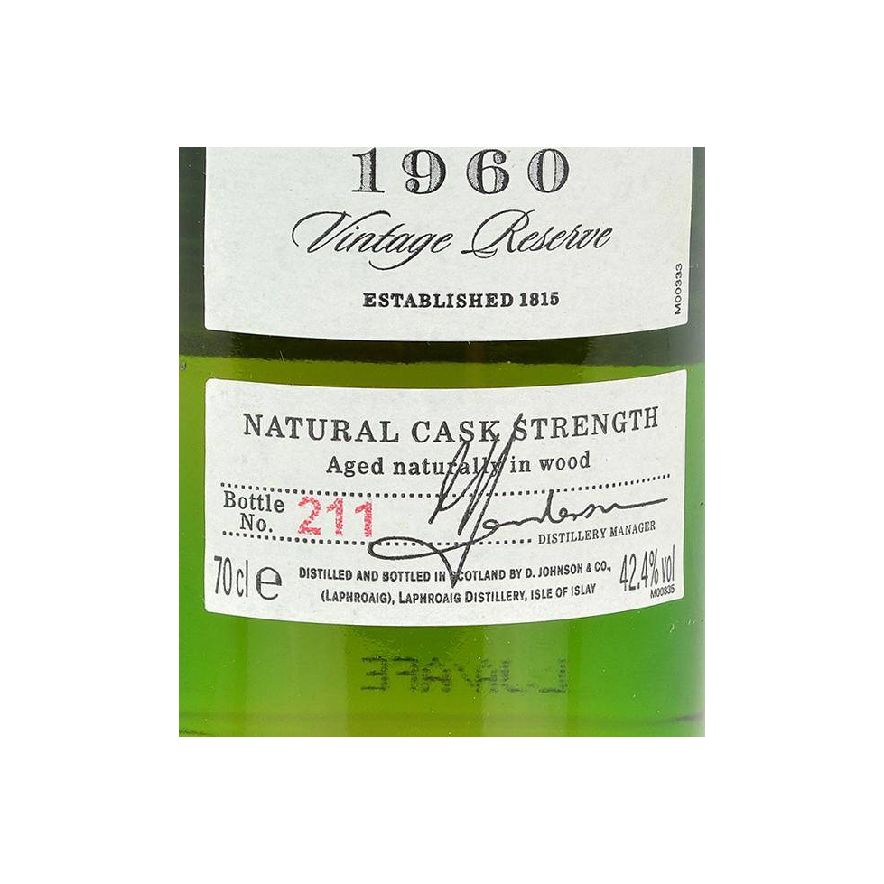 Laphroaig 1960 40 Years Single Malt Whisky 3