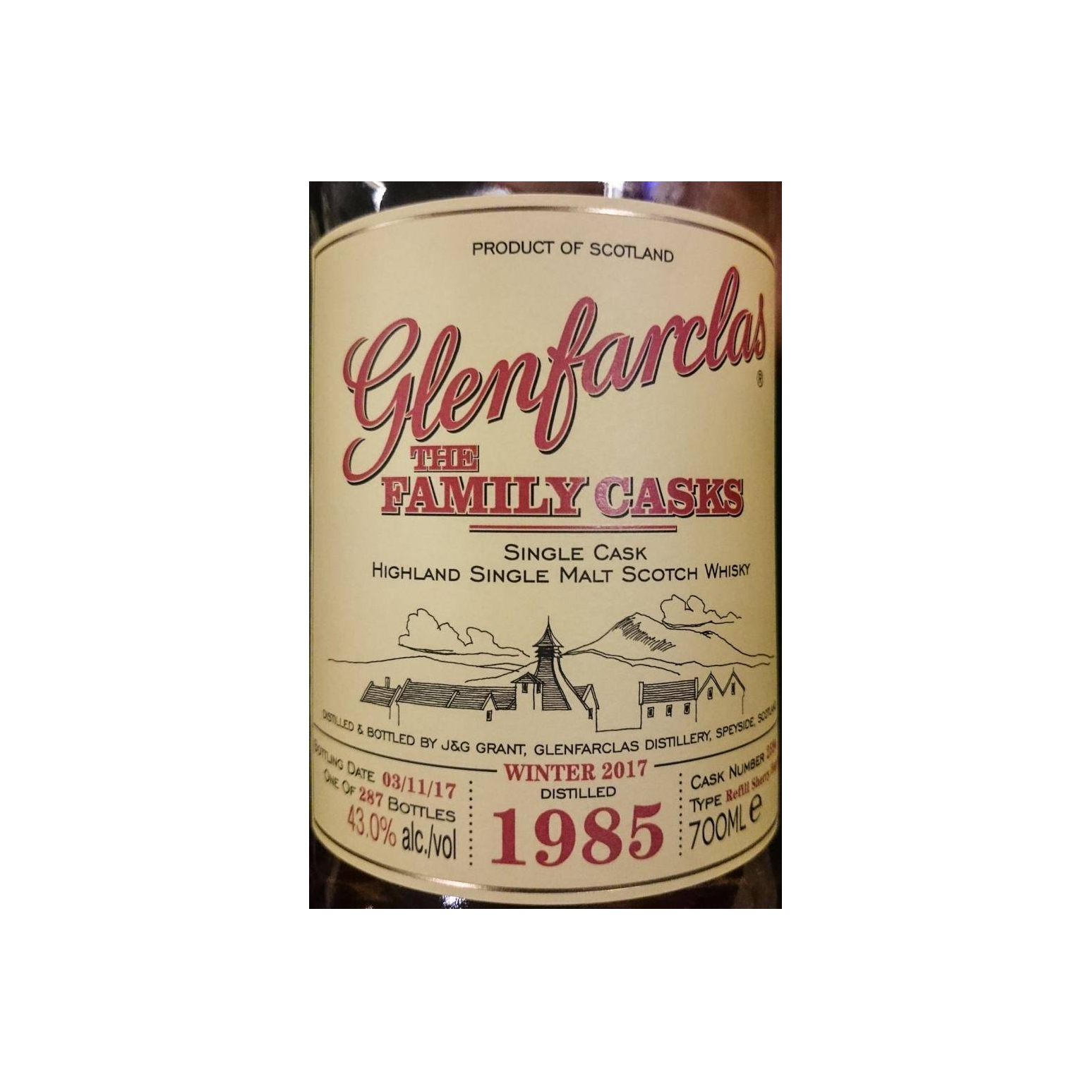 Glenfarclas 1985 32 Years Single Malt Whisky 2