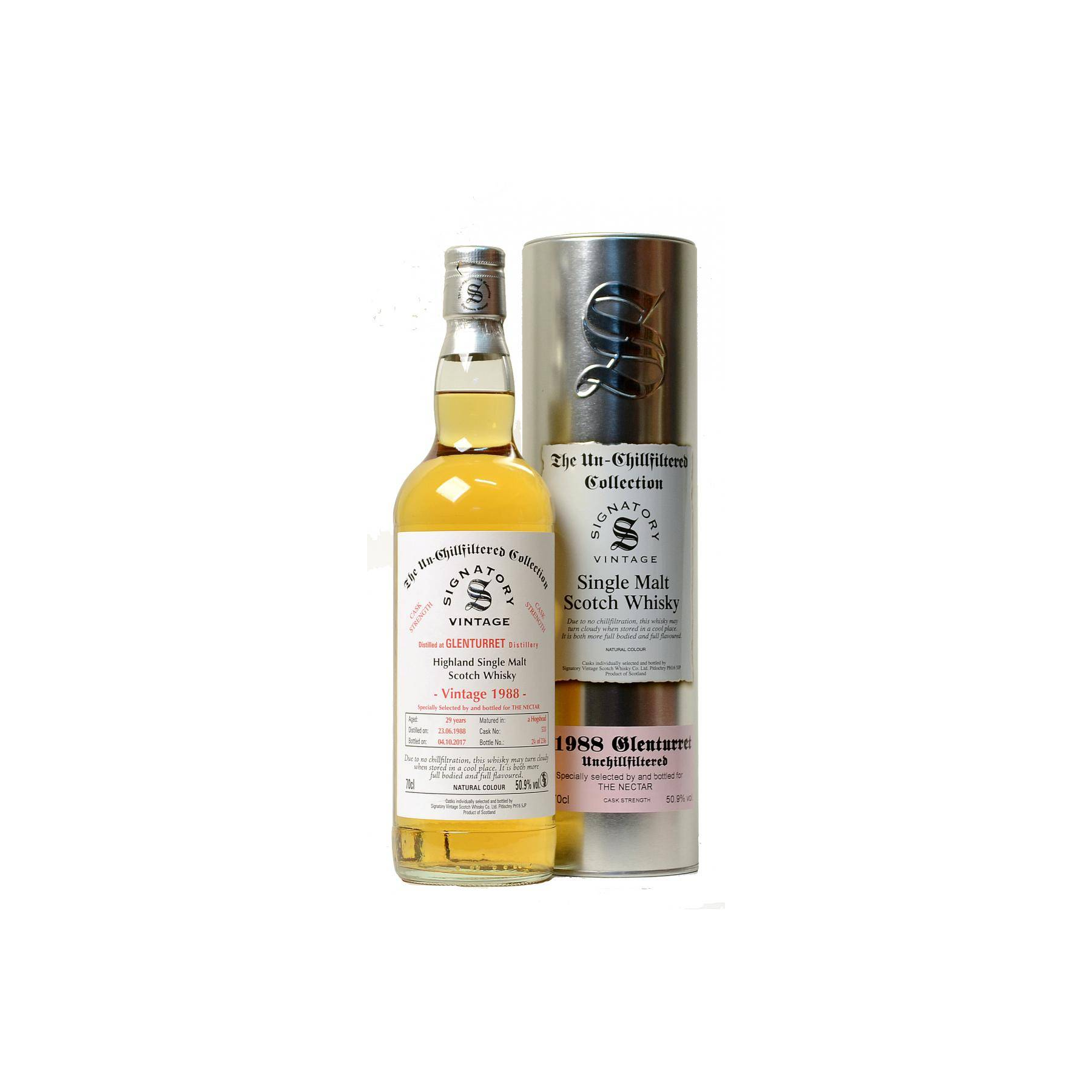 The Glenturret The Un-Chillfiltered Collection 1988 29 Years Single Malt Whisky 2