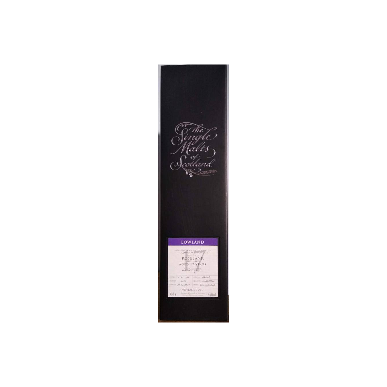 Rosebank The Single Malts of Scotland 1991 17 Years Single Malt Whisky 2