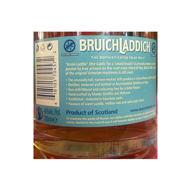 Bruichladdich 12 Years Single Malt Whisky