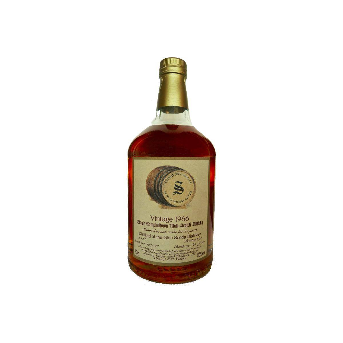 Glen Scotia Vintage Collection - Dumpy 1966 27 Years Single Malt Whisky