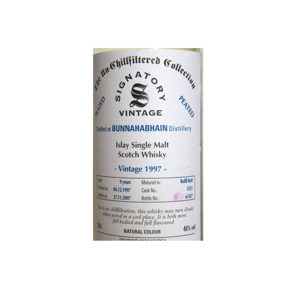 Bunnahabhain The Un-Chillfiltered Collection 1997 9 Years Single Malt Whisky