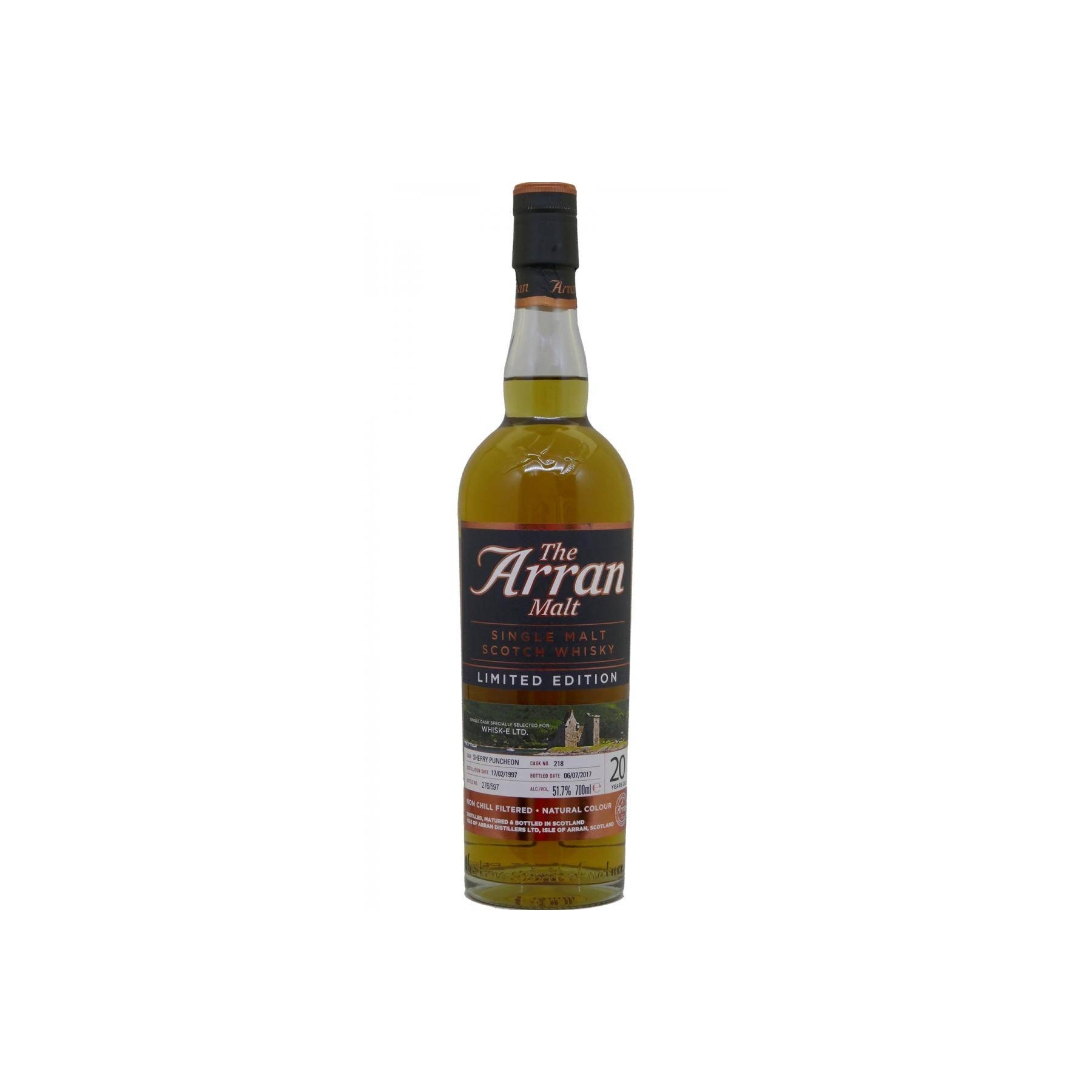 Arran Limited Edition 1997 20 Years Single Malt Whisky