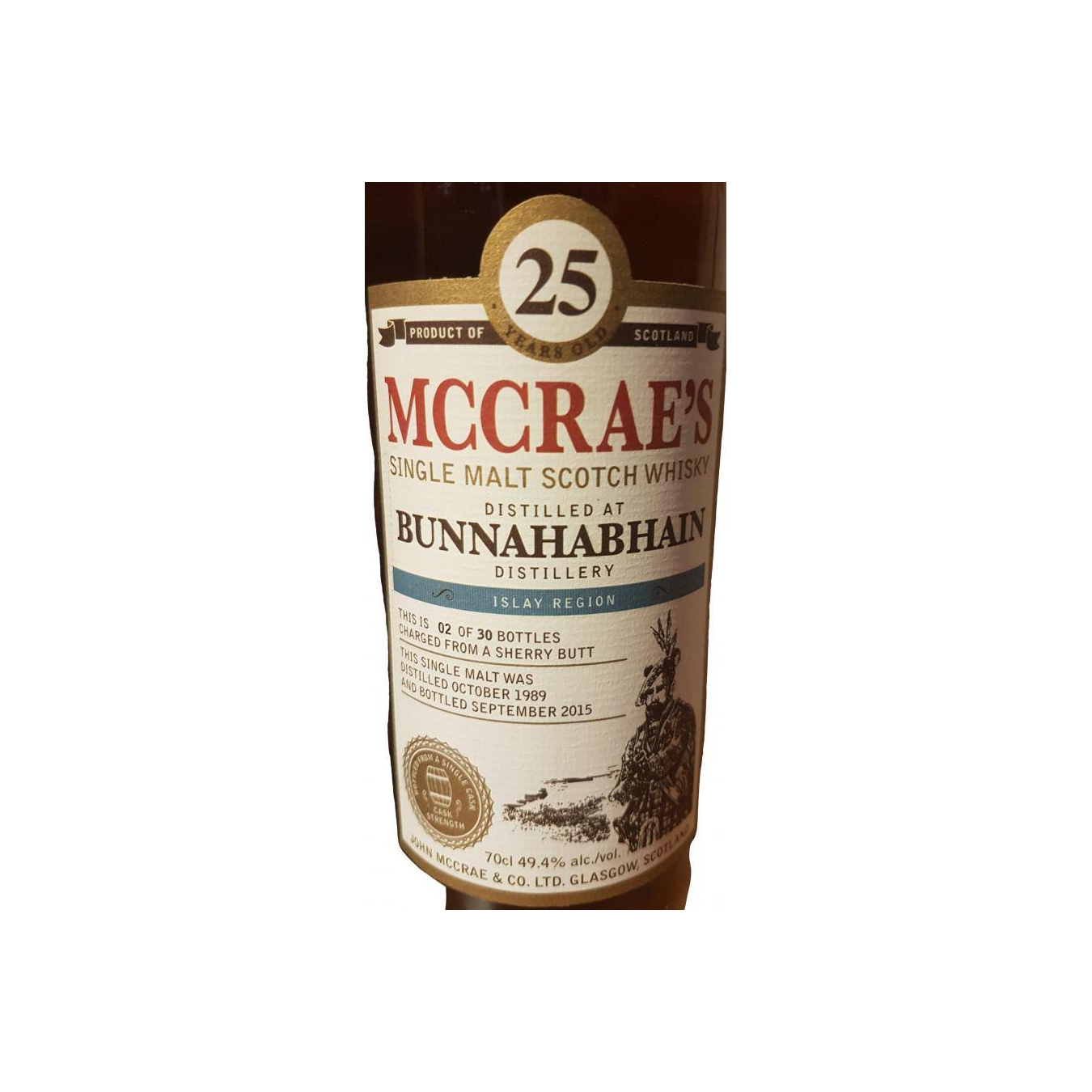 Bunnahabhain 1989 25 Years Single Malt Whisky 2