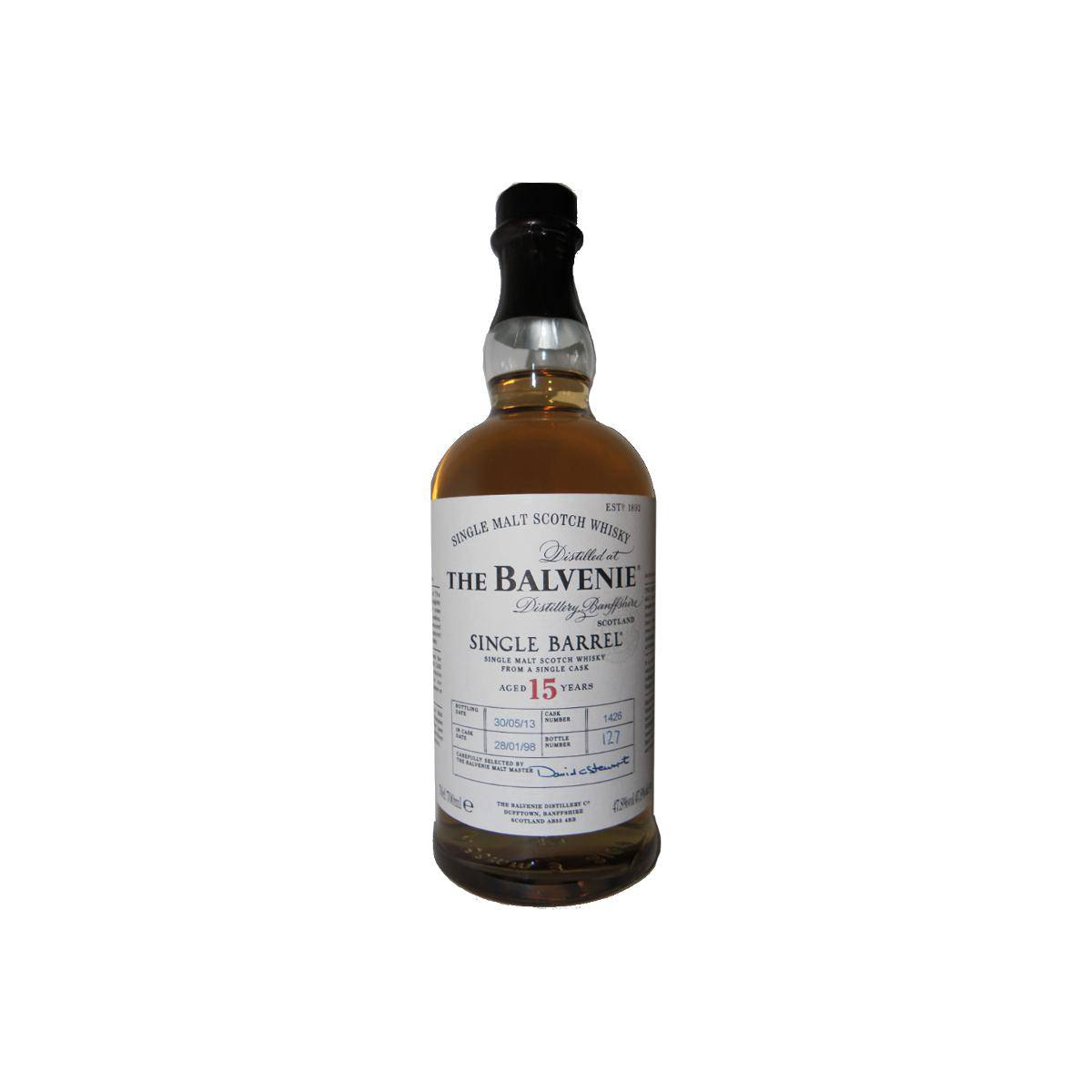The Balvenie Single Cask 1998 15 Years Single Malt Whisky
