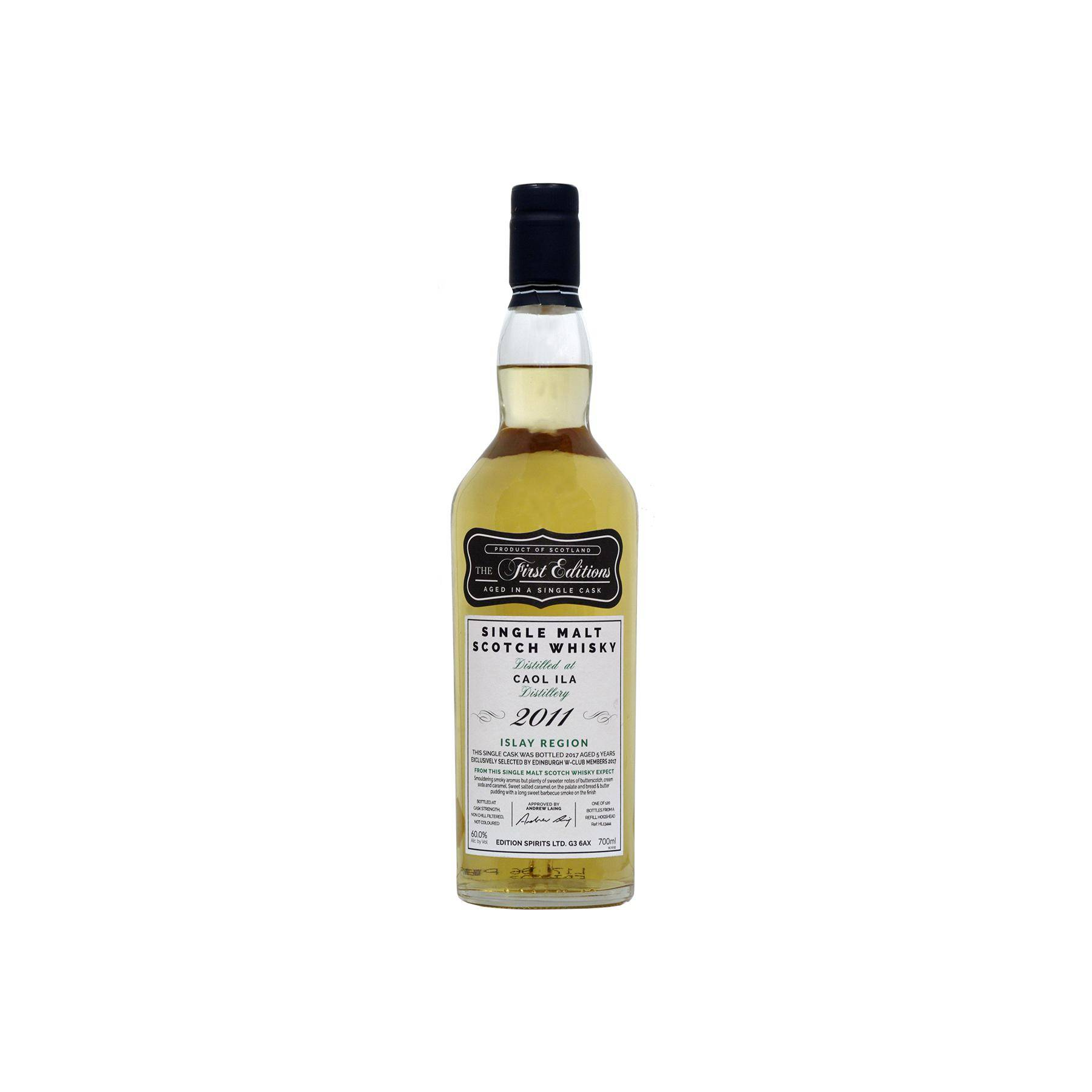Caol Ila The First Editions 2011 5 Years Single Malt Whisky