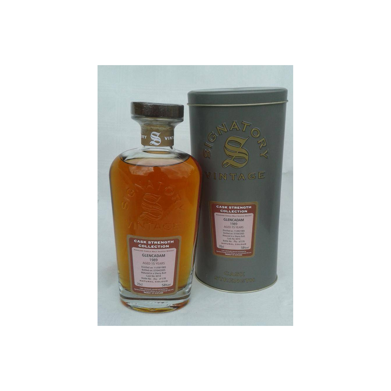 Glencadam Cask Strength Collection 1989 15 Years Single Malt Whisky 2