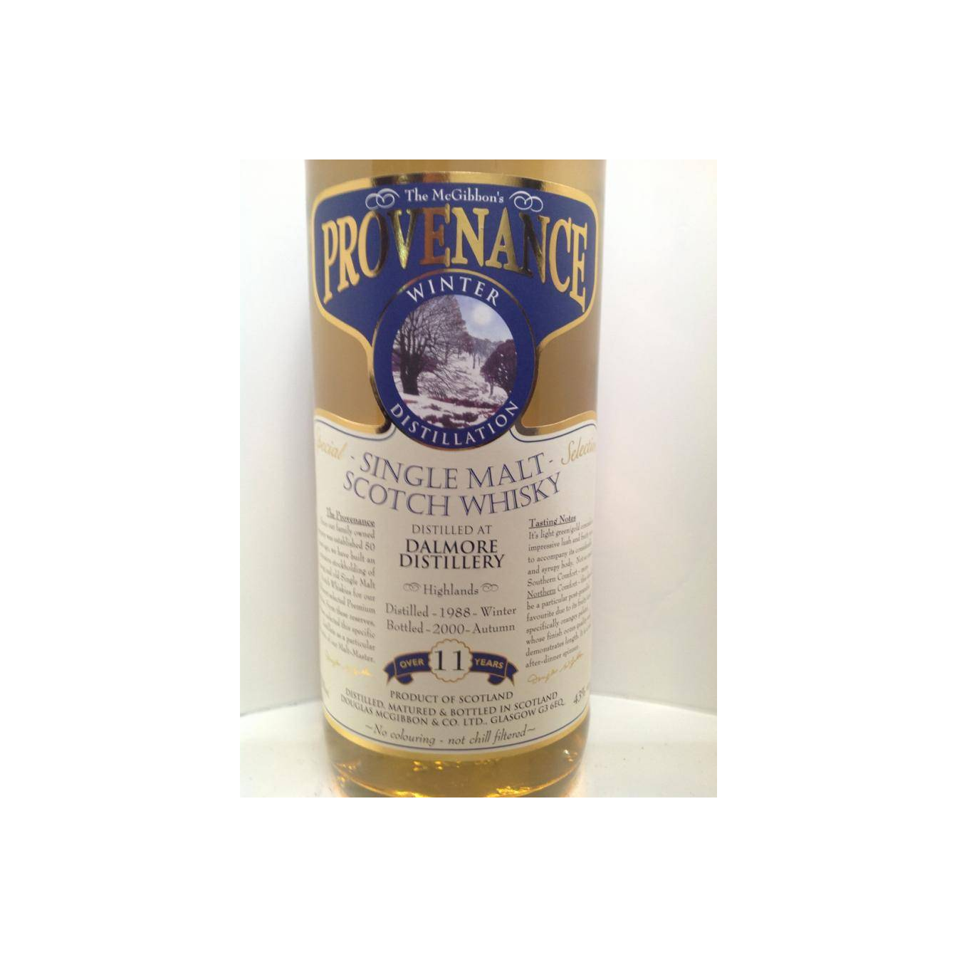The Dalmore McGibbon's Provenance 1988 11 Years Single Malt Whisky 2