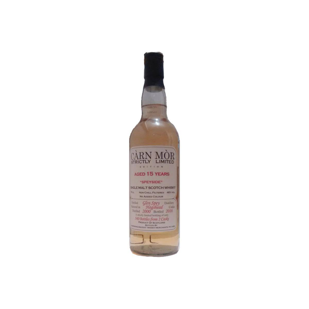 Glen Spey 2000 15 Years Single Malt Whisky