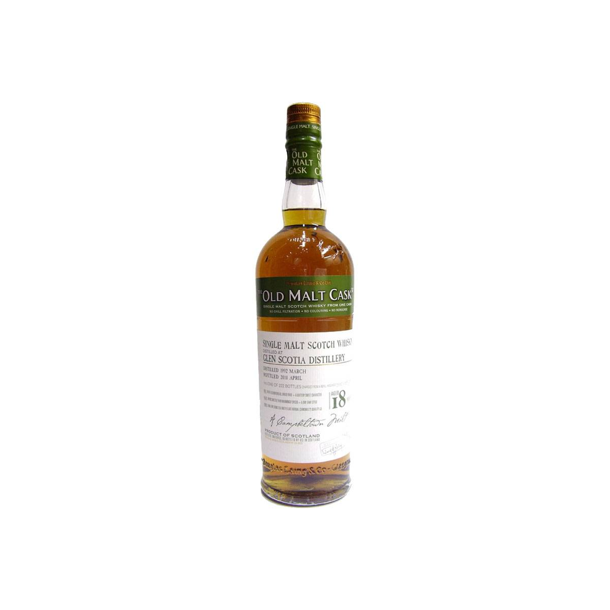 Glen Scotia Old Malt Cask 1992 18 Years Single Malt Whisky