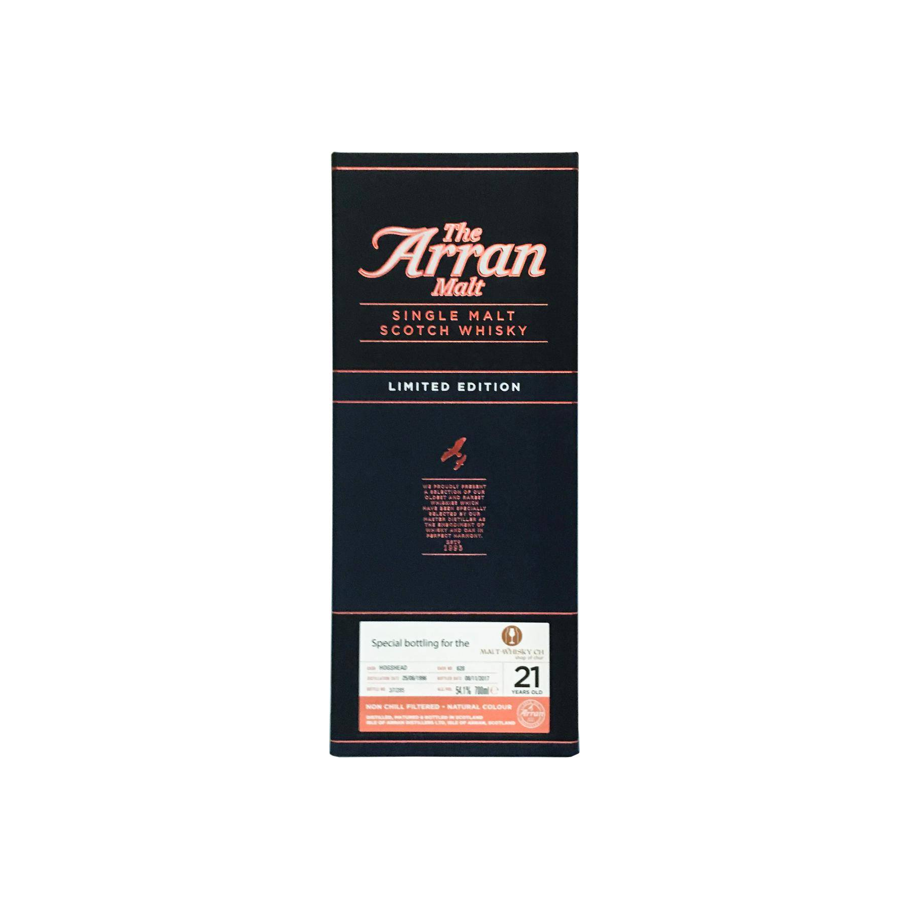 Arran 1996 21 Years Single Malt Whisky 2