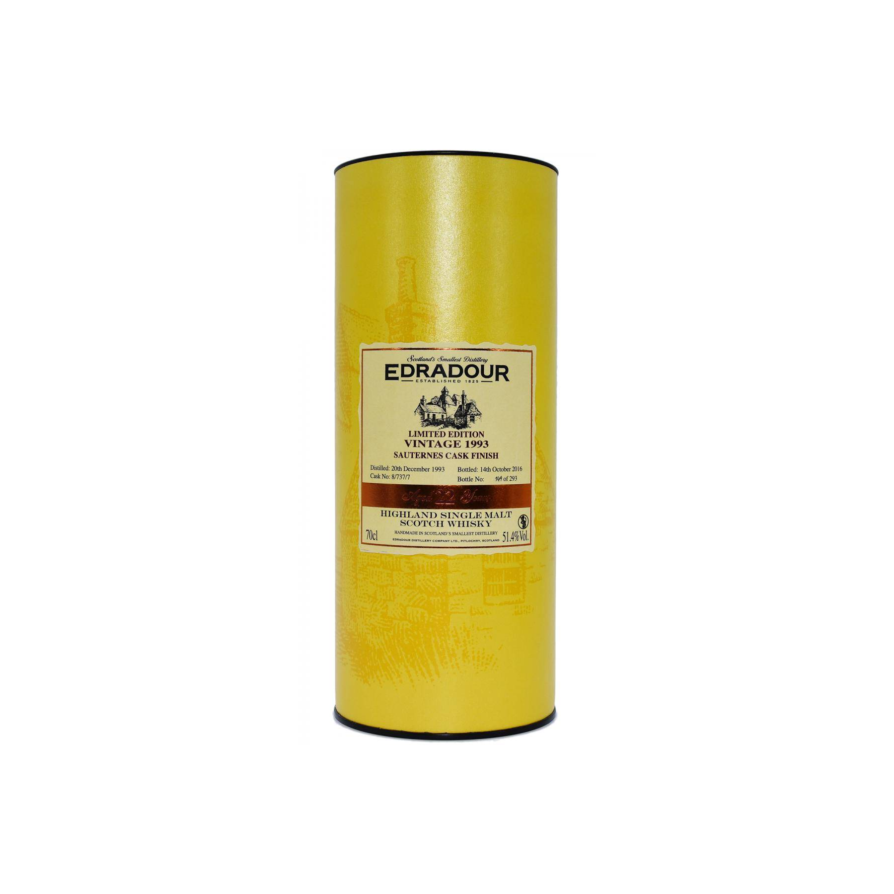 Edradour 1993 22 Years Single Malt Whisky 3