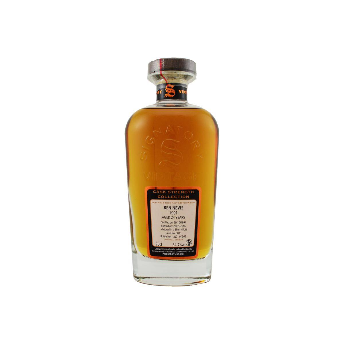 Ben Nevis Cask Strength Collection 1991 24 Years Single Malt Whisky