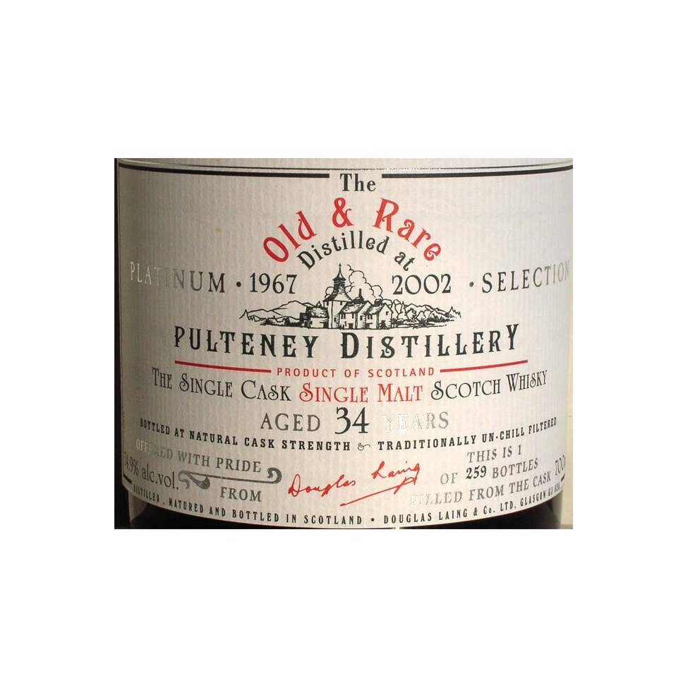 Old Pulteney 1967 34 Years Single Malt Whisky 2