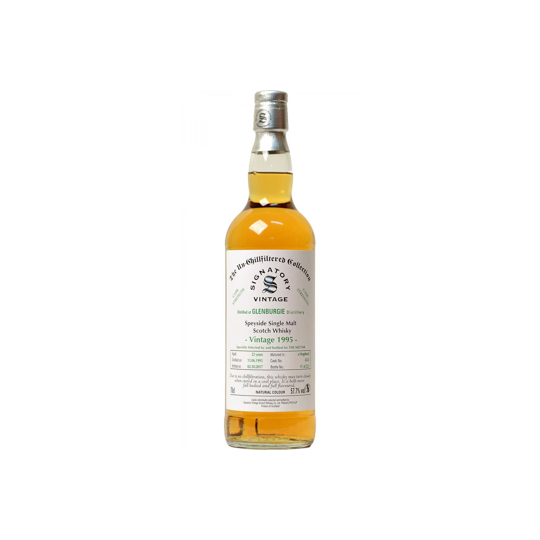 Glenburgie 1995 22 Years Single Malt Whisky