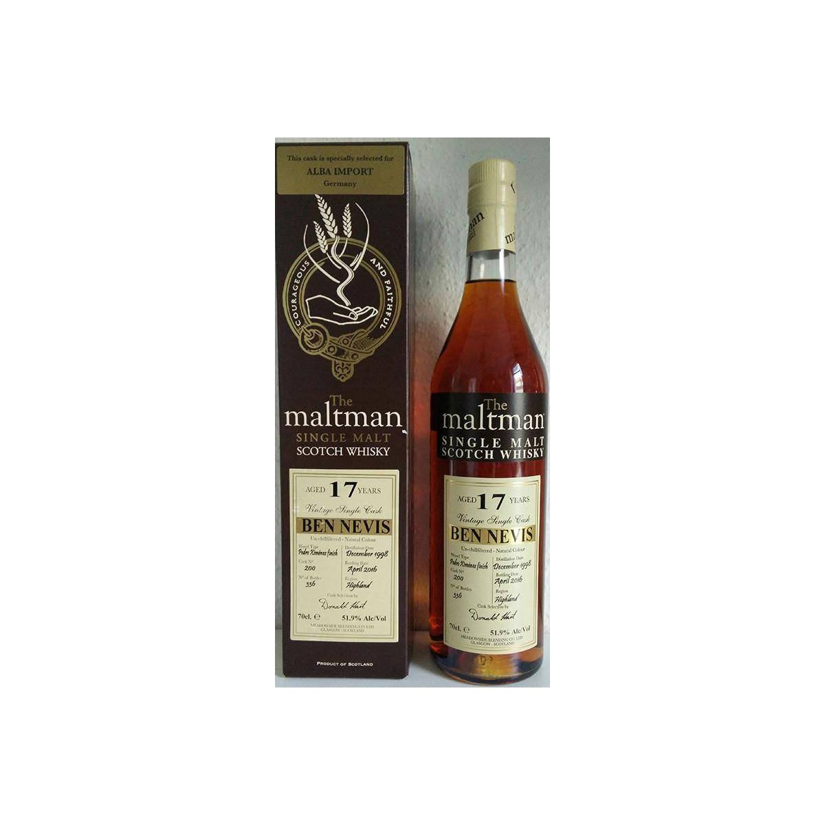 Ben Nevis 1998 17 Years Single Malt Whisky 3
